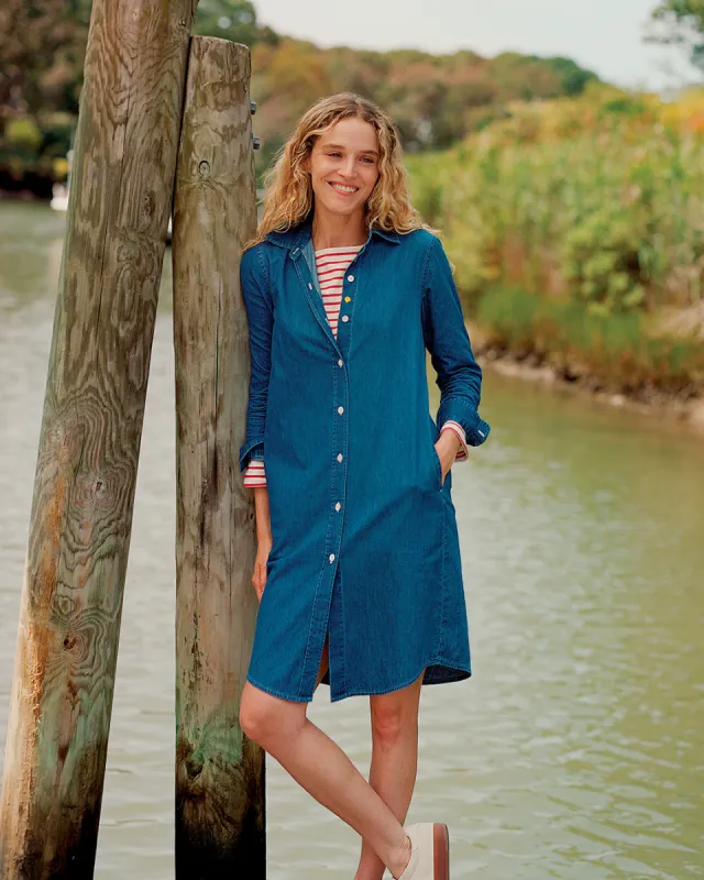 Denim Shirt Dress sold by Quaker Marine Supply