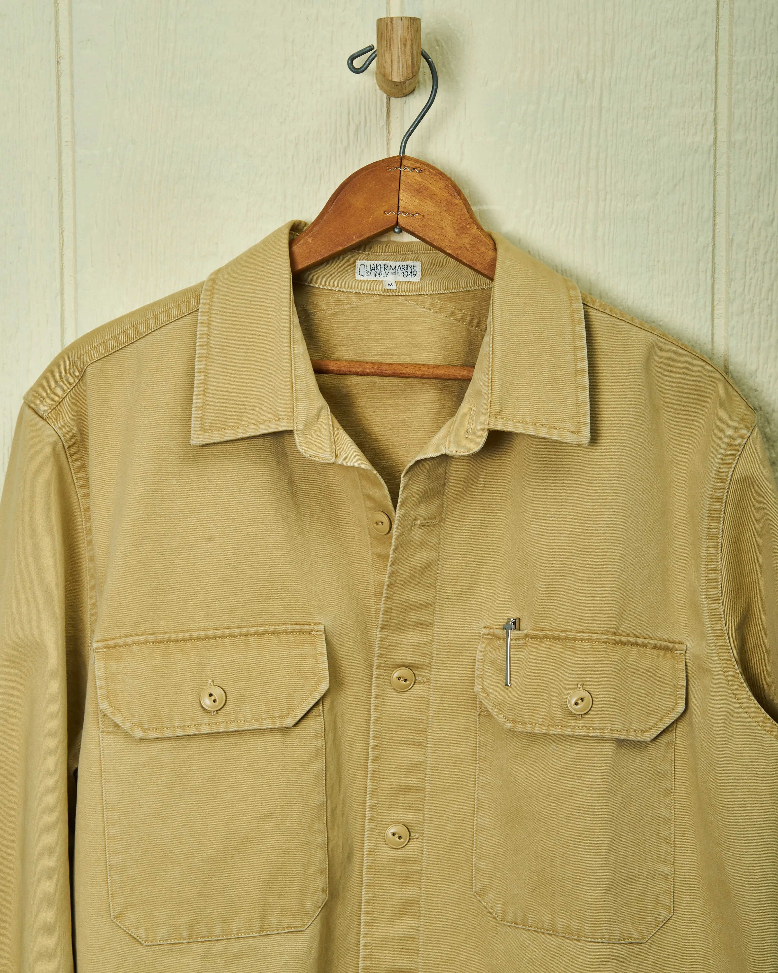 MacArthur Shirt in Khaki Twill sold by Quaker Marine Supply product image thumbnail 4