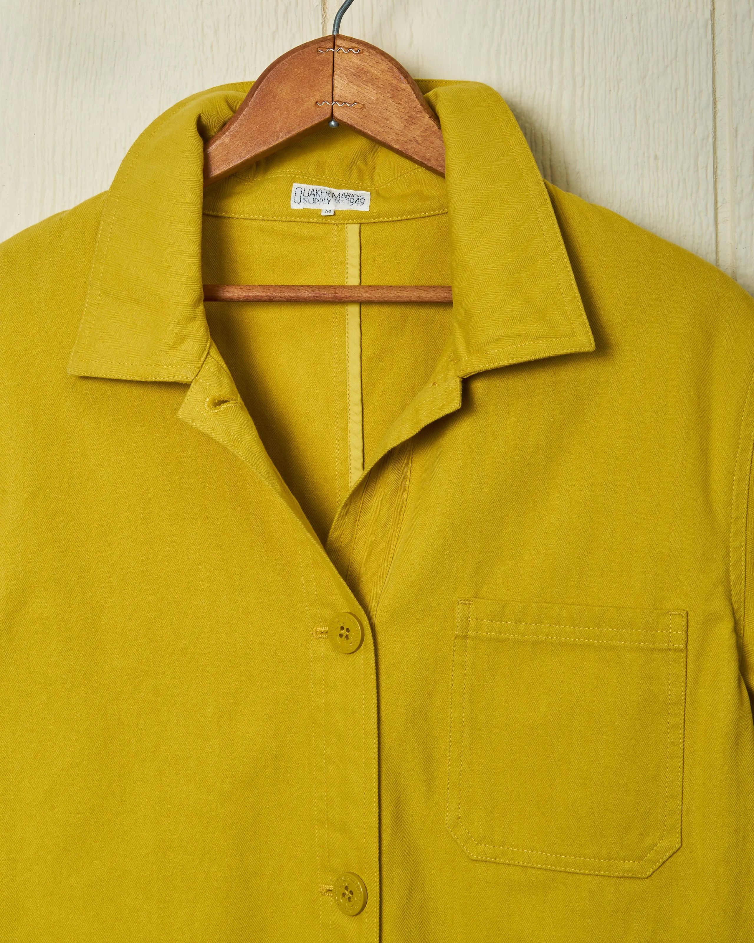 Women’s French Workman’s Jacket in Squash Herringbone sold by Quaker Marine Supply product image thumbnail 3