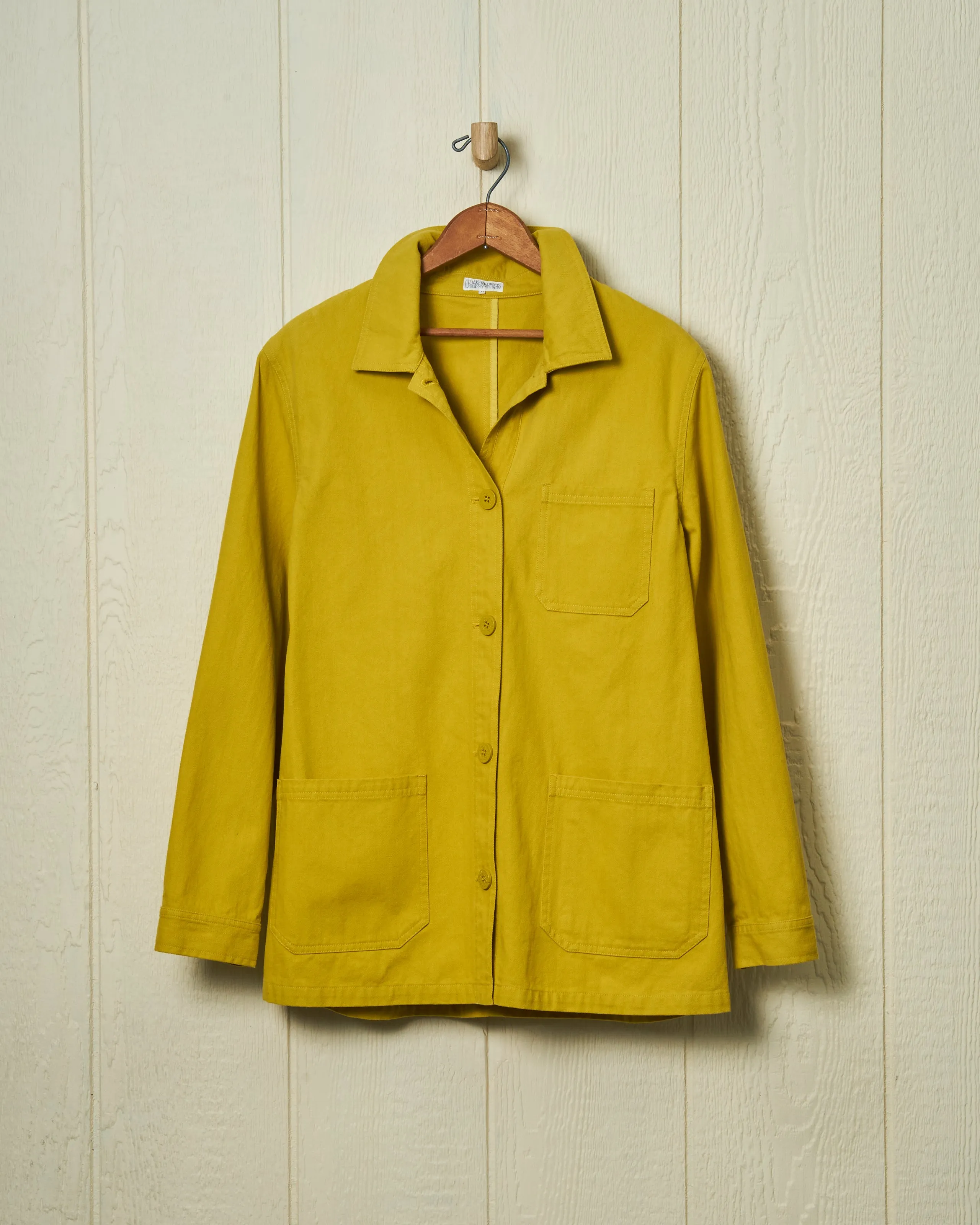 Women’s French Workman’s Jacket in Squash Herringbone sold by Quaker Marine Supply