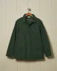 French Workman’s Jacket in Parks Department Green Herringbone sold by Quaker Marine Supply