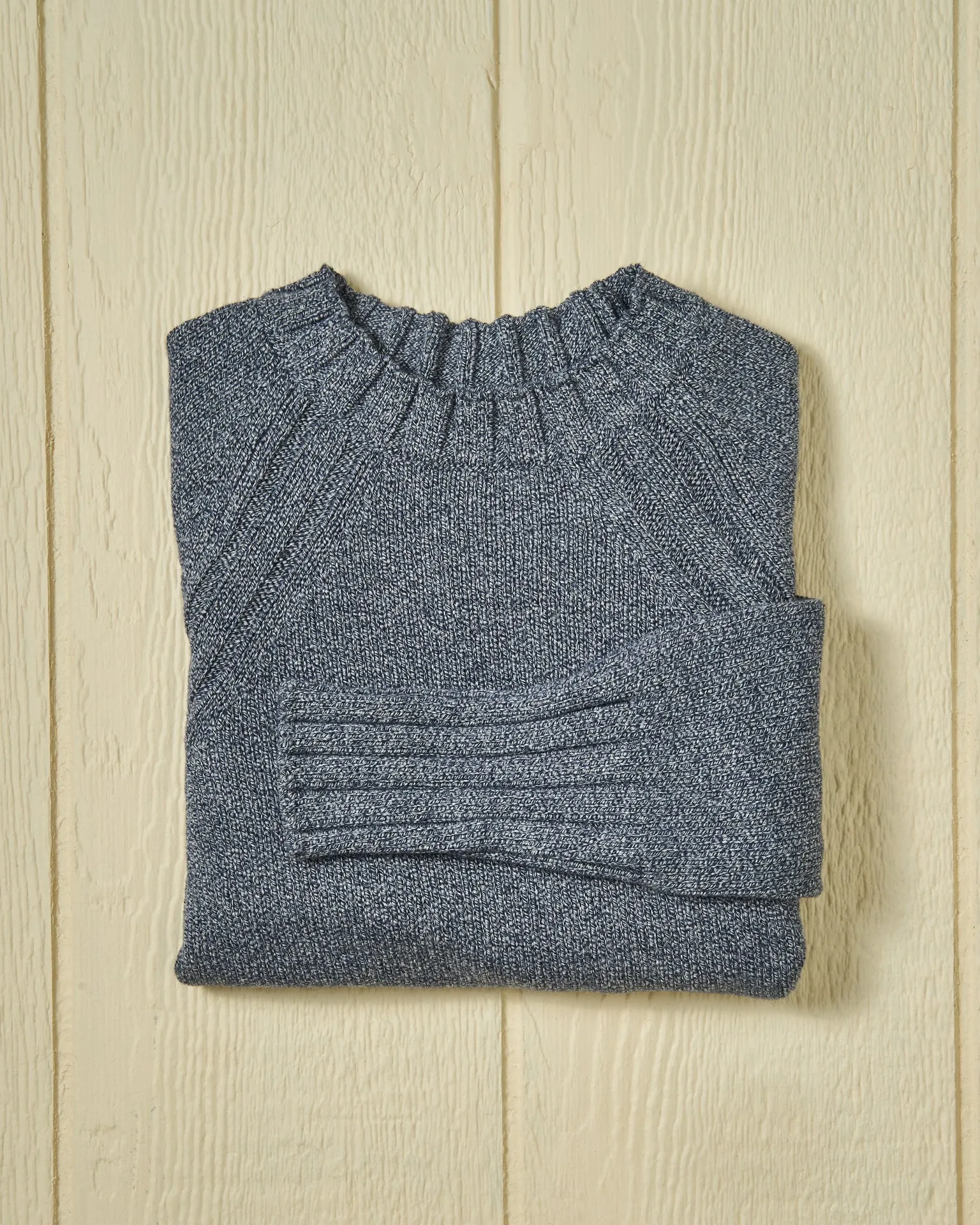 Women's Quaker Crewneck Sweater in Denim Mix sold by Quaker Marine Supply