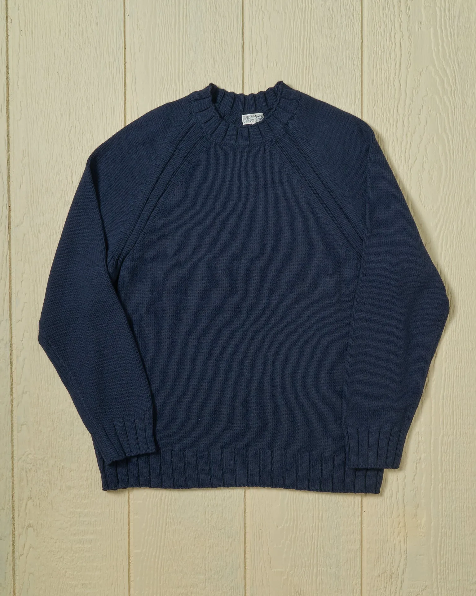 Quaker Crewneck Sweater in Navy sold by Quaker Marine Supply product image thumbnail 2