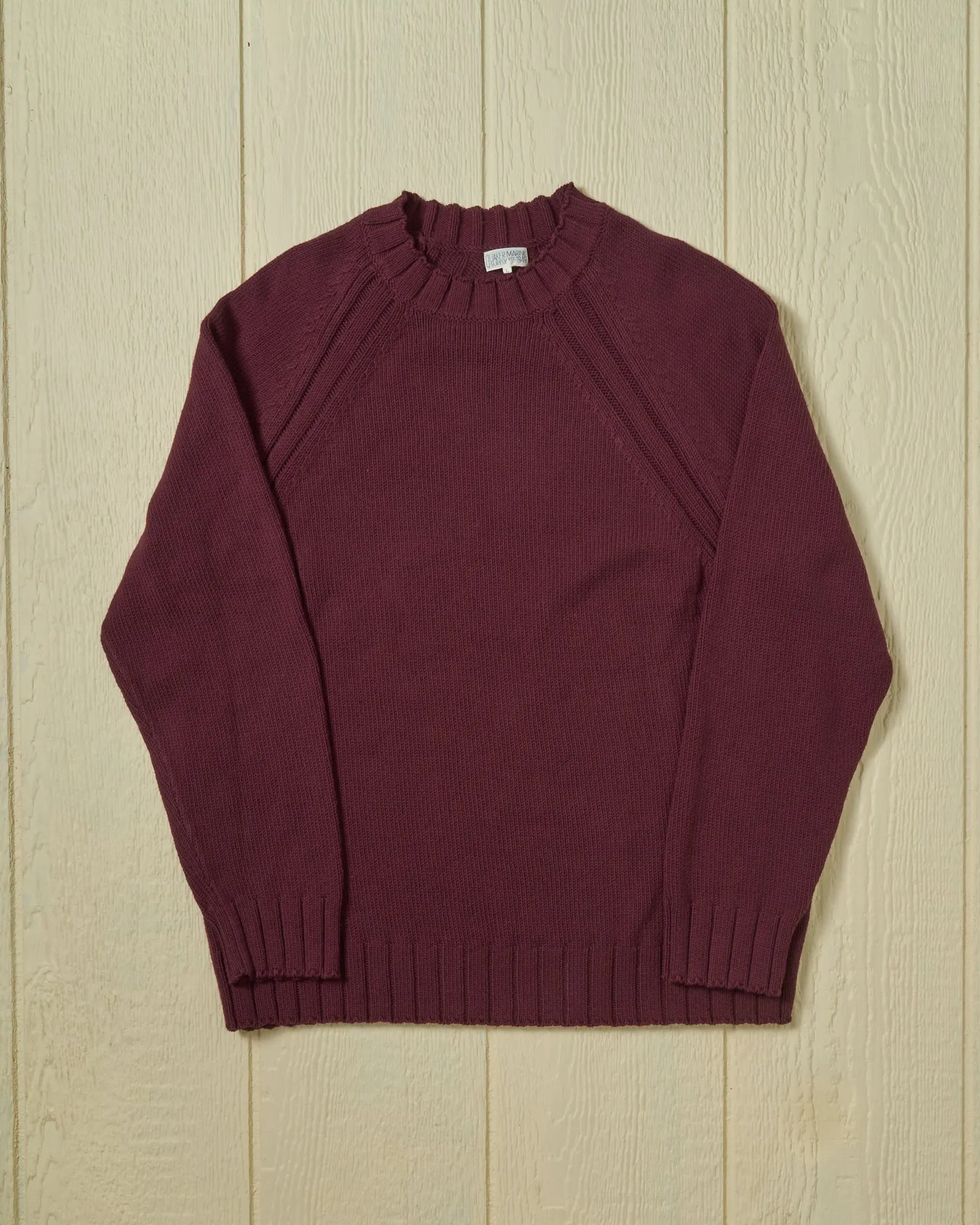 Quaker Crewneck Sweater in Merlot sold by Quaker Marine Supply product image thumbnail 3
