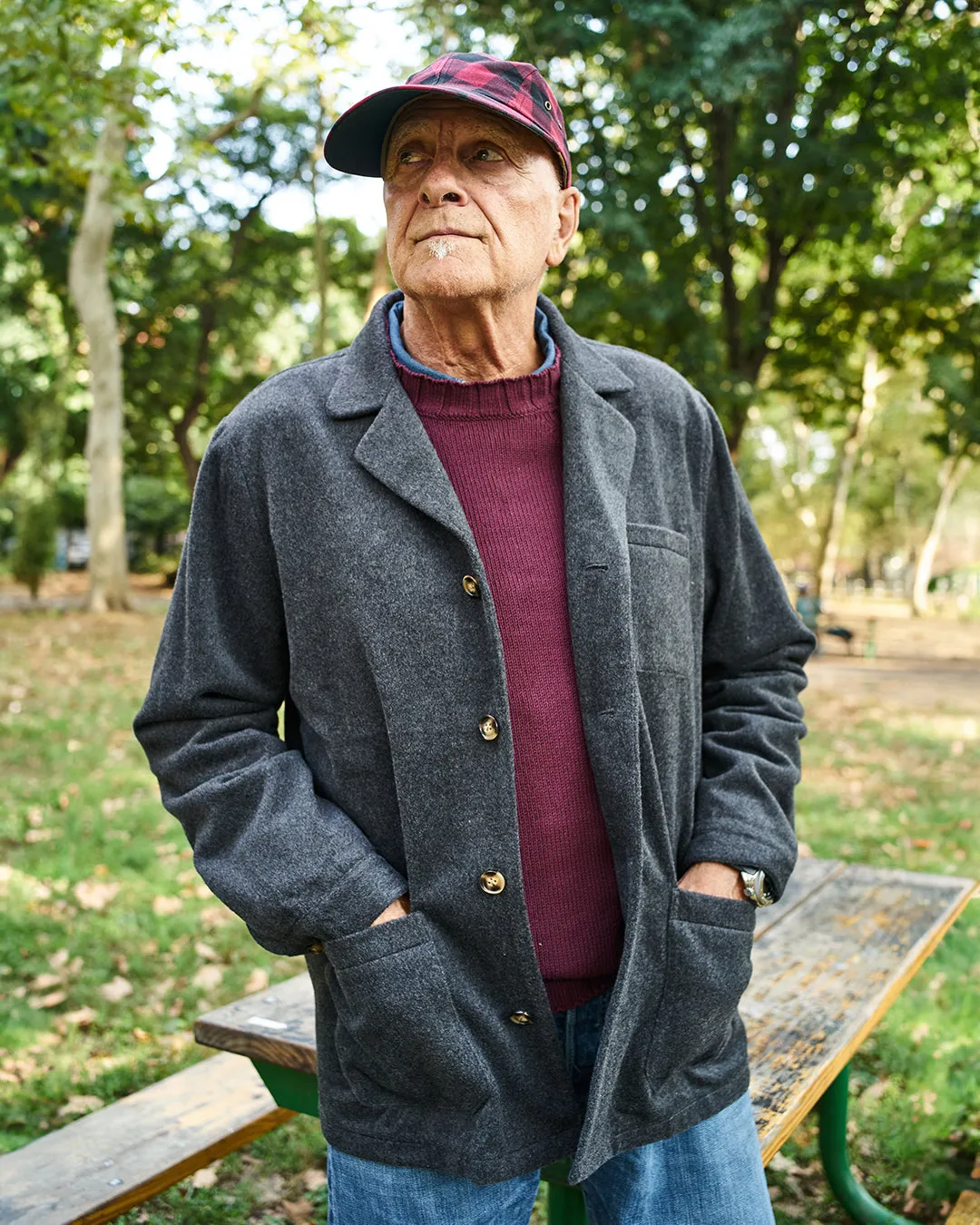 Quaker Crewneck Sweater in Merlot sold by Quaker Marine Supply product image thumbnail 4