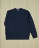 Merino Roll Neck Sweater in Navy sold by Quaker Marine Supply