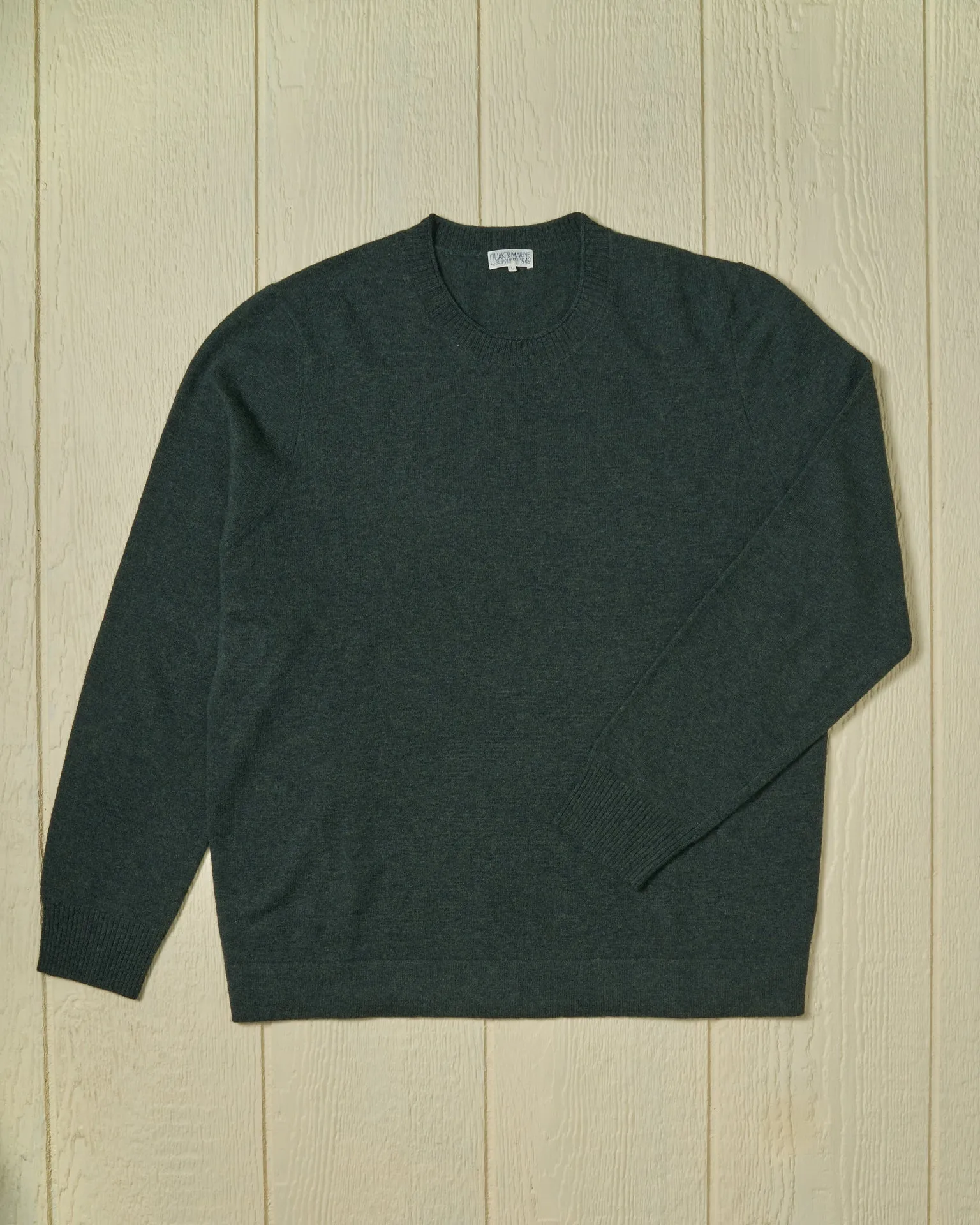 Merino Roll Neck Sweater in Hunter Green sold by Quaker Marine Supply product image thumbnail 2