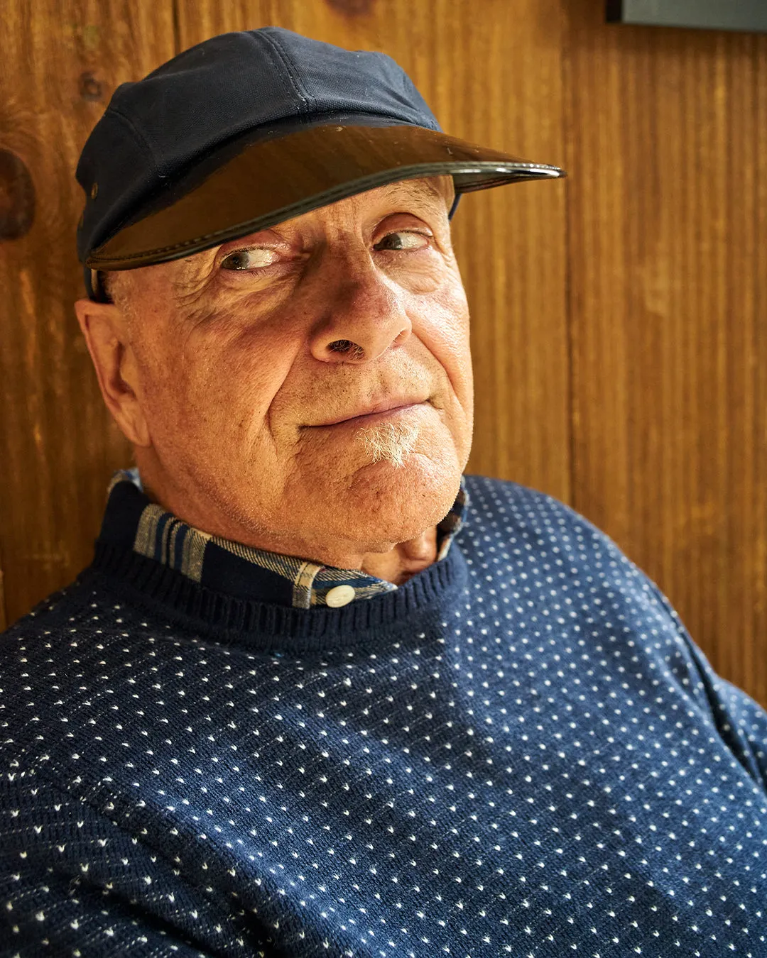 Merino Antique Fleck Sweater in Navy sold by Quaker Marine Supply product image thumbnail 5