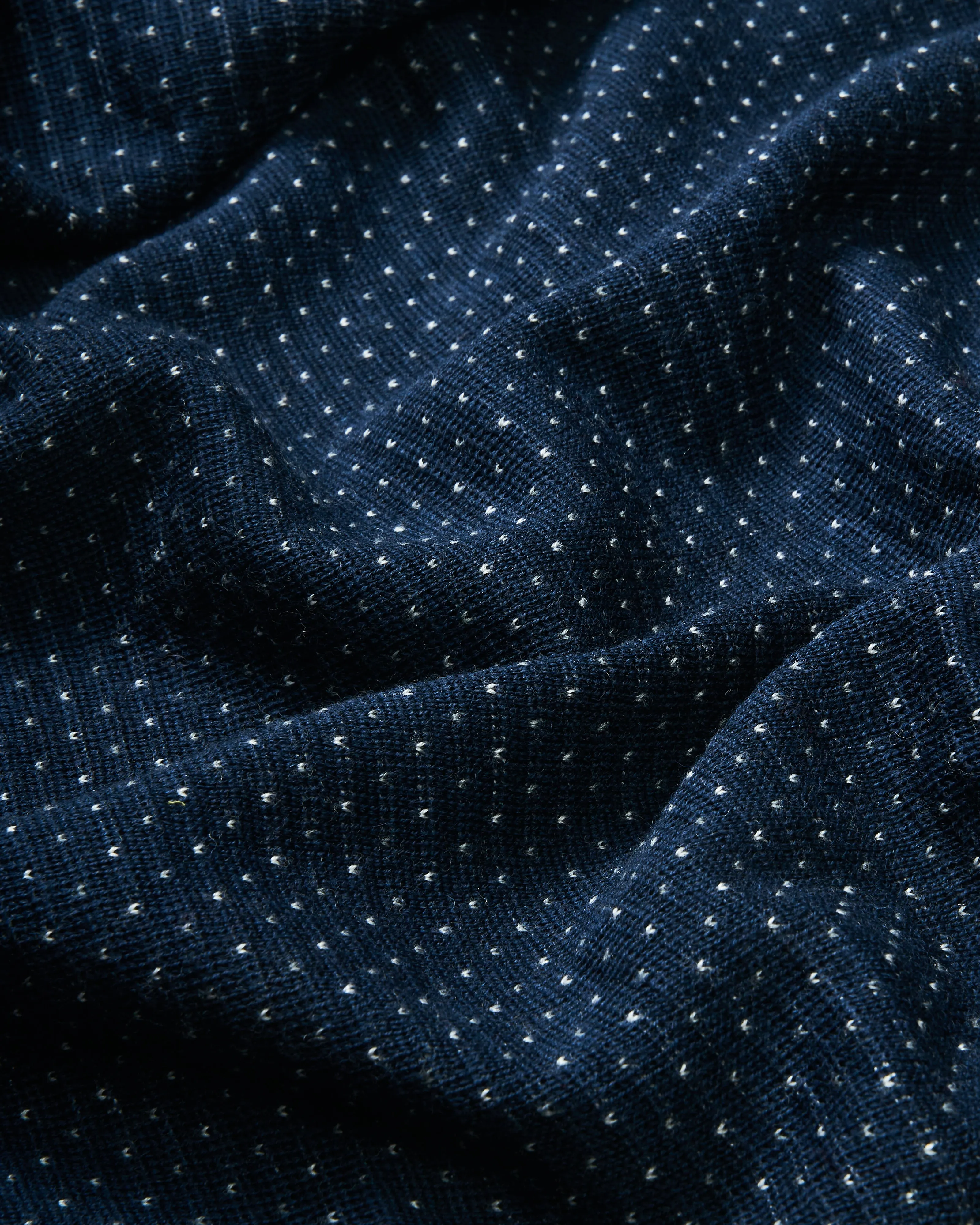 Merino Antique Fleck Sweater in Navy sold by Quaker Marine Supply product image thumbnail 2