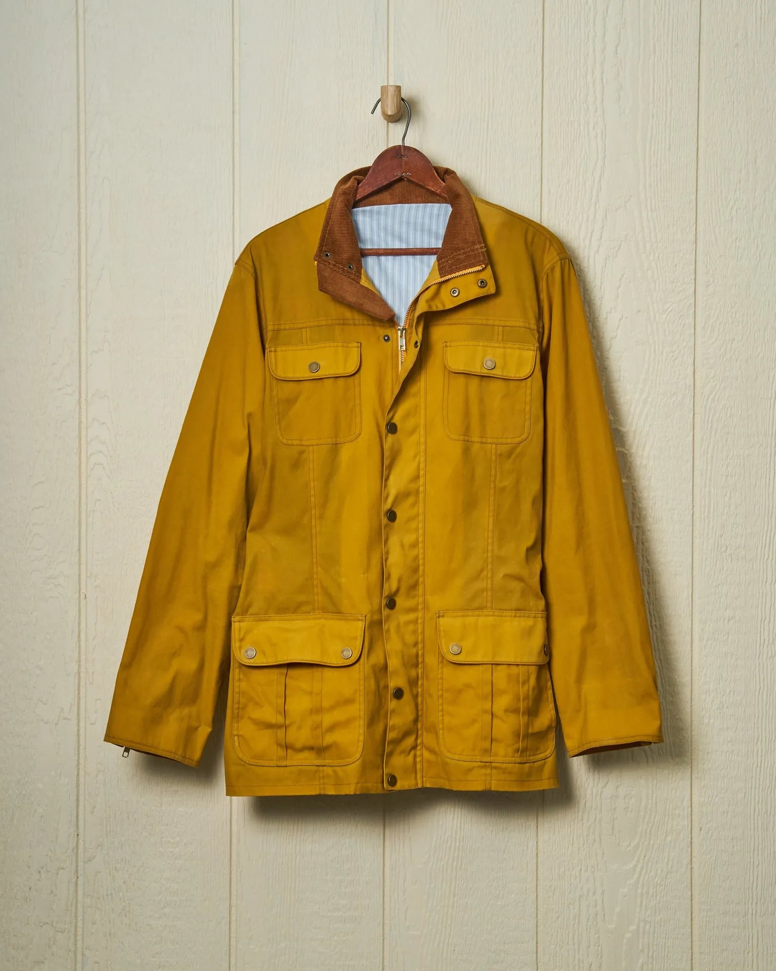 Aberdeen Jacket in Goldenrod Waxed Canvas sold by Quaker Marine Supply product image thumbnail 3