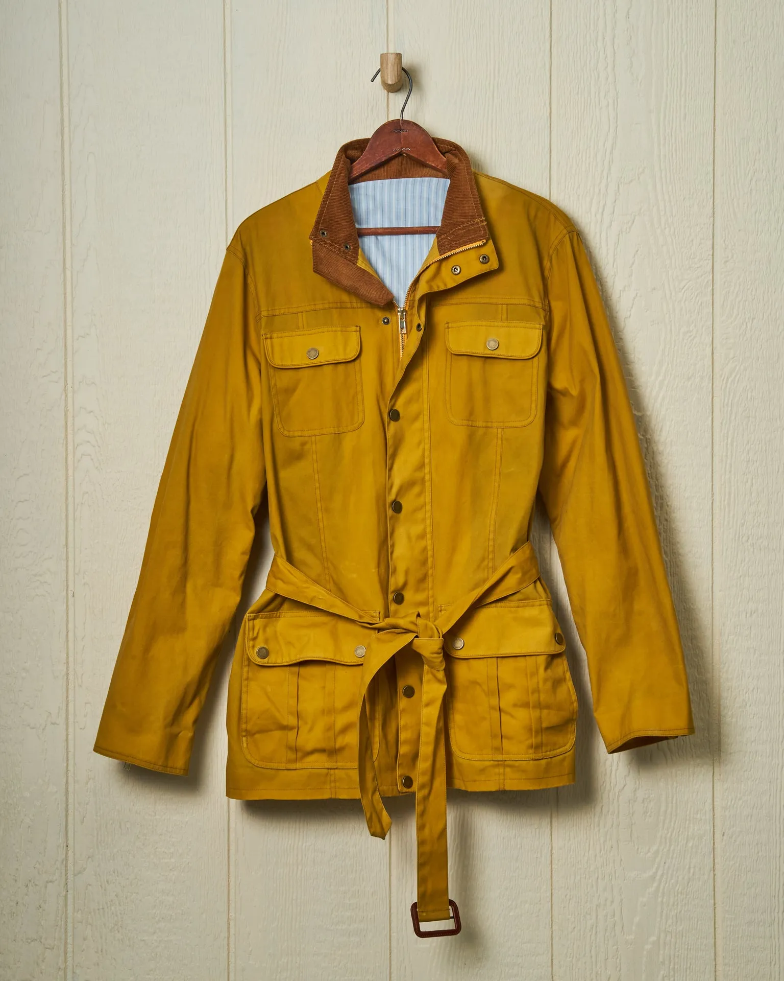 Aberdeen Jacket in Goldenrod Waxed Canvas sold by Quaker Marine Supply product image thumbnail 2