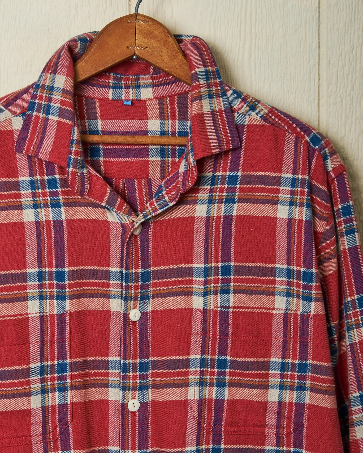 Flannel Chore Shirt in Weathered Red Plaid sold by Quaker Marine Supply product image thumbnail 3