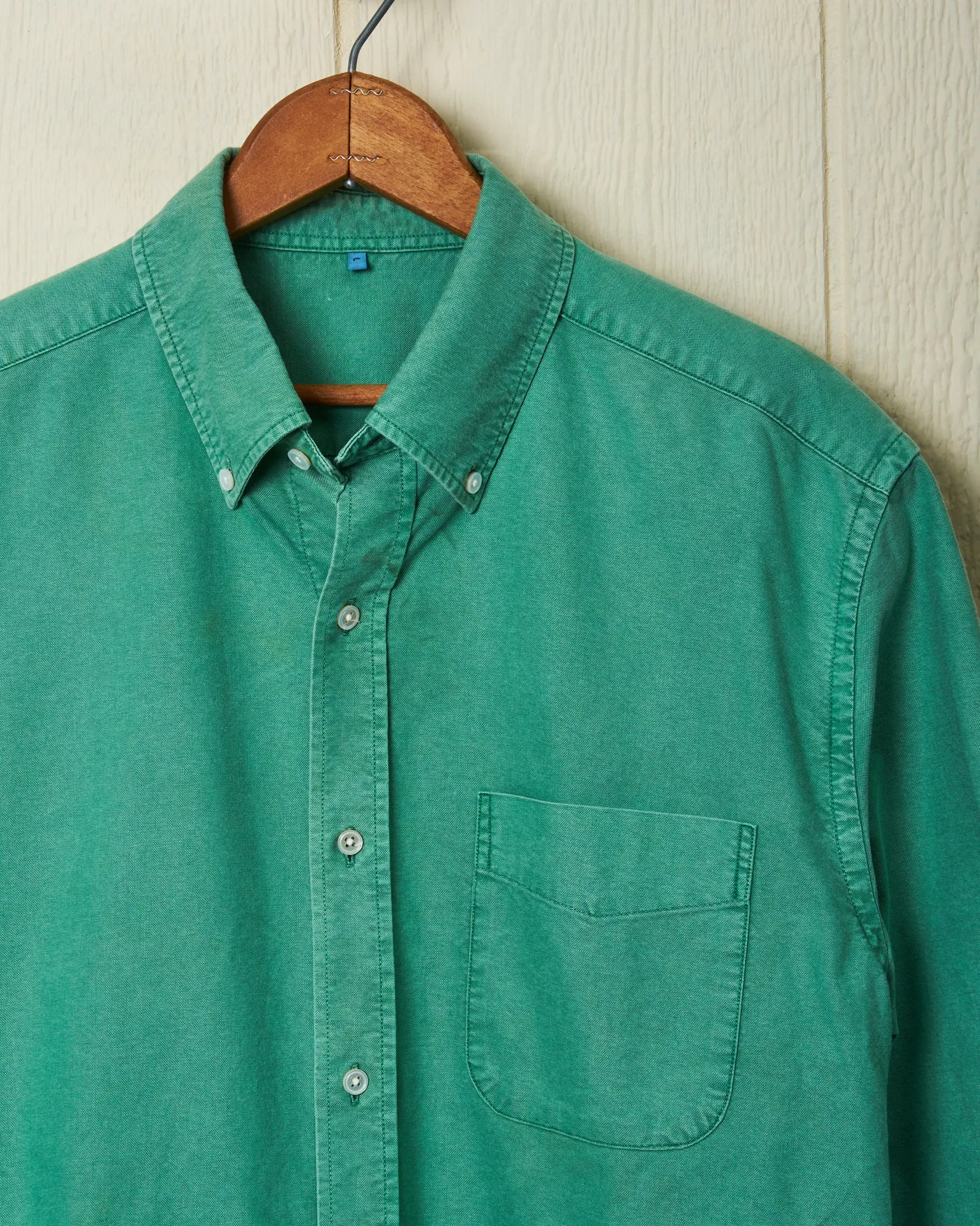 Garment Dyed Oxford Shirt in Spruce sold by Quaker Marine Supply product image thumbnail 2
