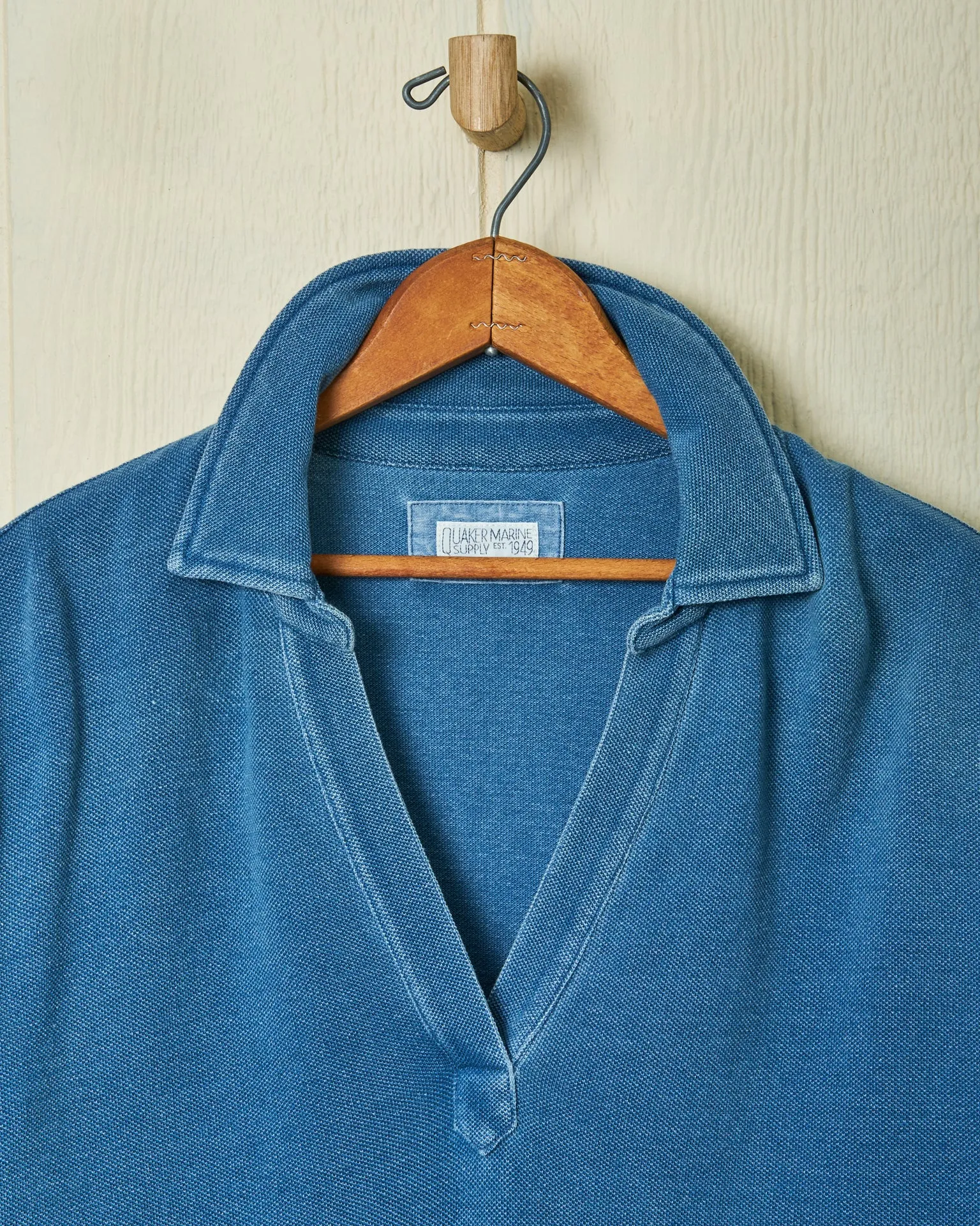 Indigo Inlet Pullover in Heavyweight Pique sold by Quaker Marine Supply product image thumbnail 2