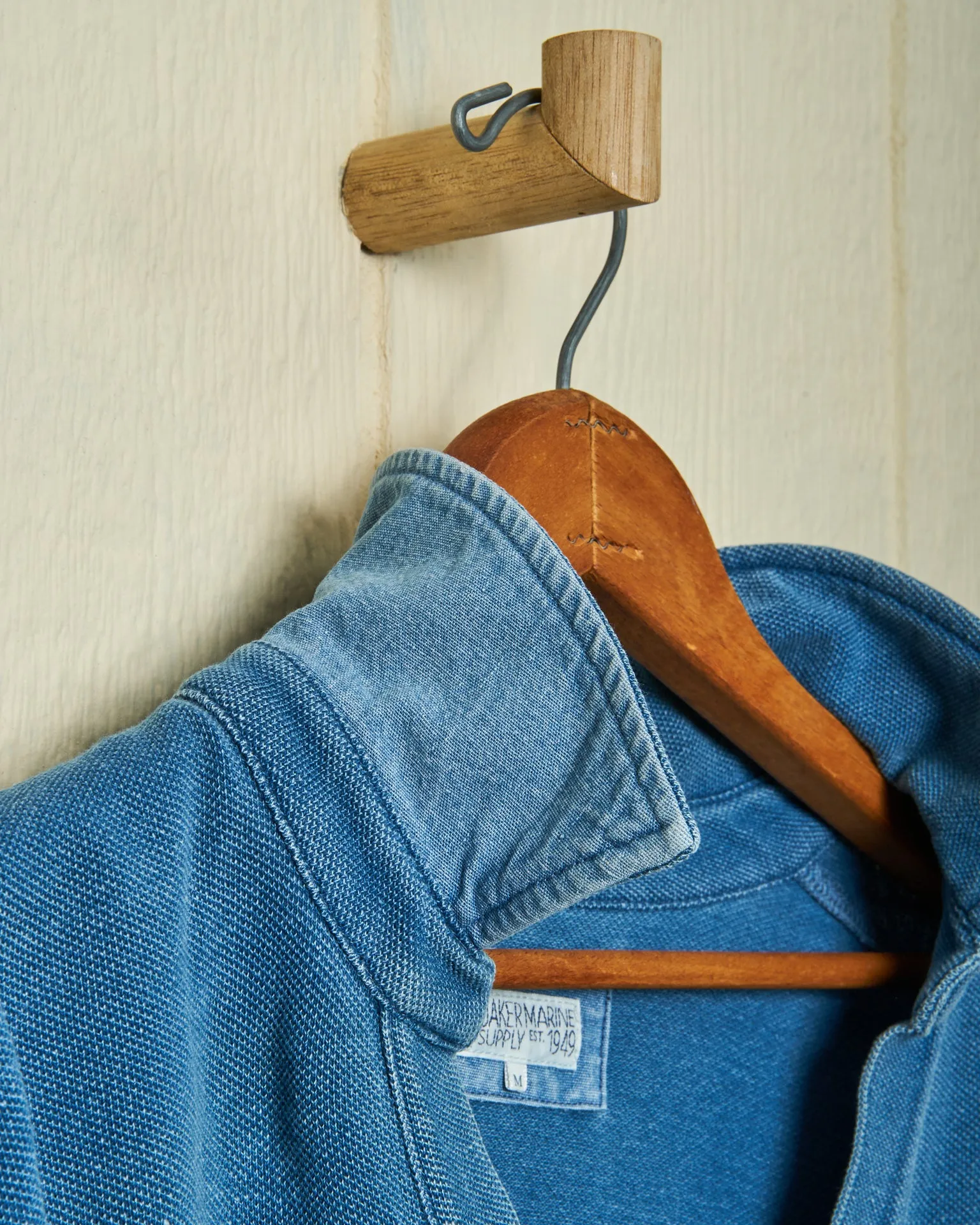 Indigo Inlet Pullover in Heavyweight Pique sold by Quaker Marine Supply product image thumbnail 3