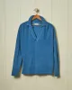 Indigo Inlet Pullover in Heavyweight Pique sold by Quaker Marine Supply