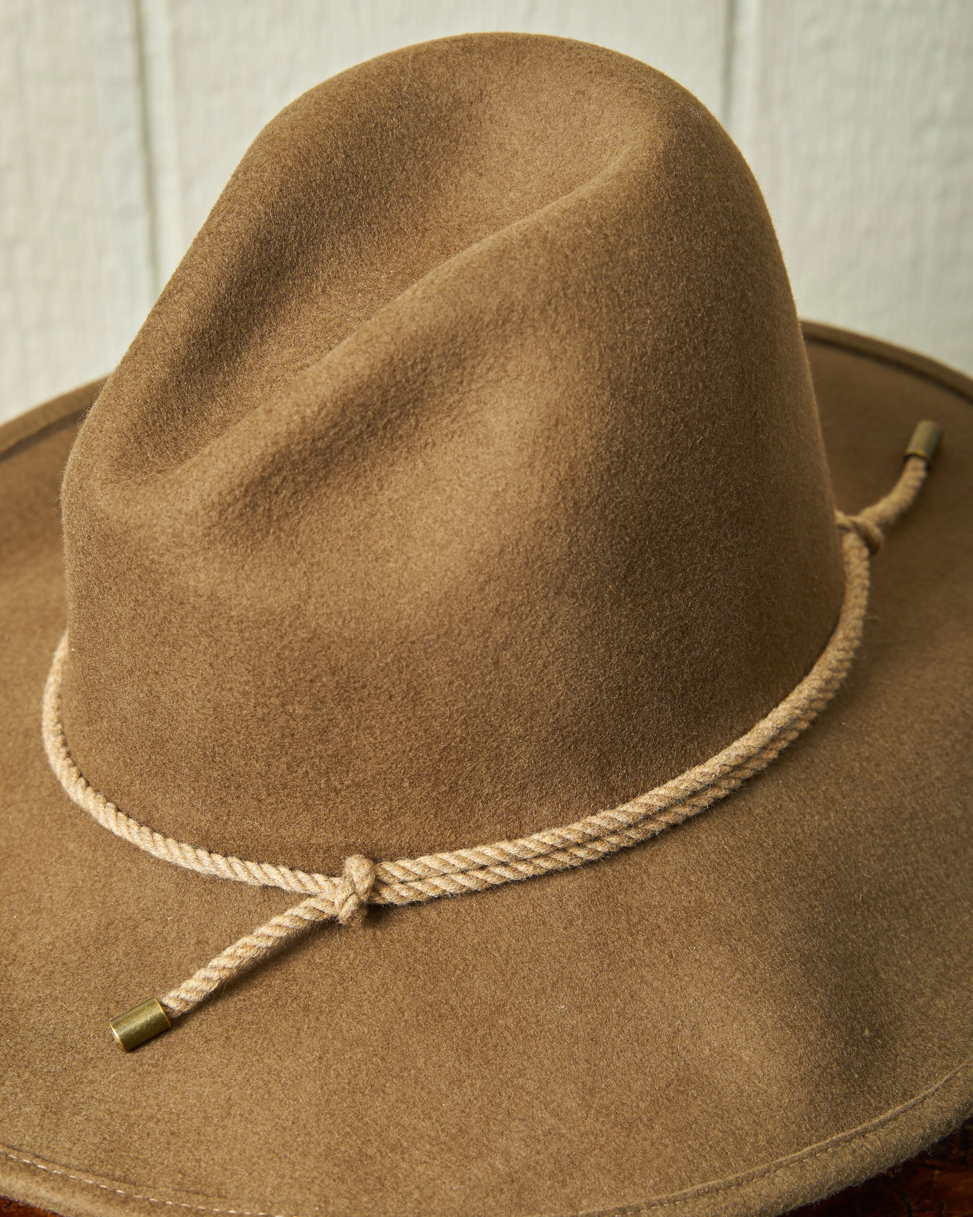 Ketchum Wool Felt Hat in Acorn sold by Quaker Marine Supply product image thumbnail 3