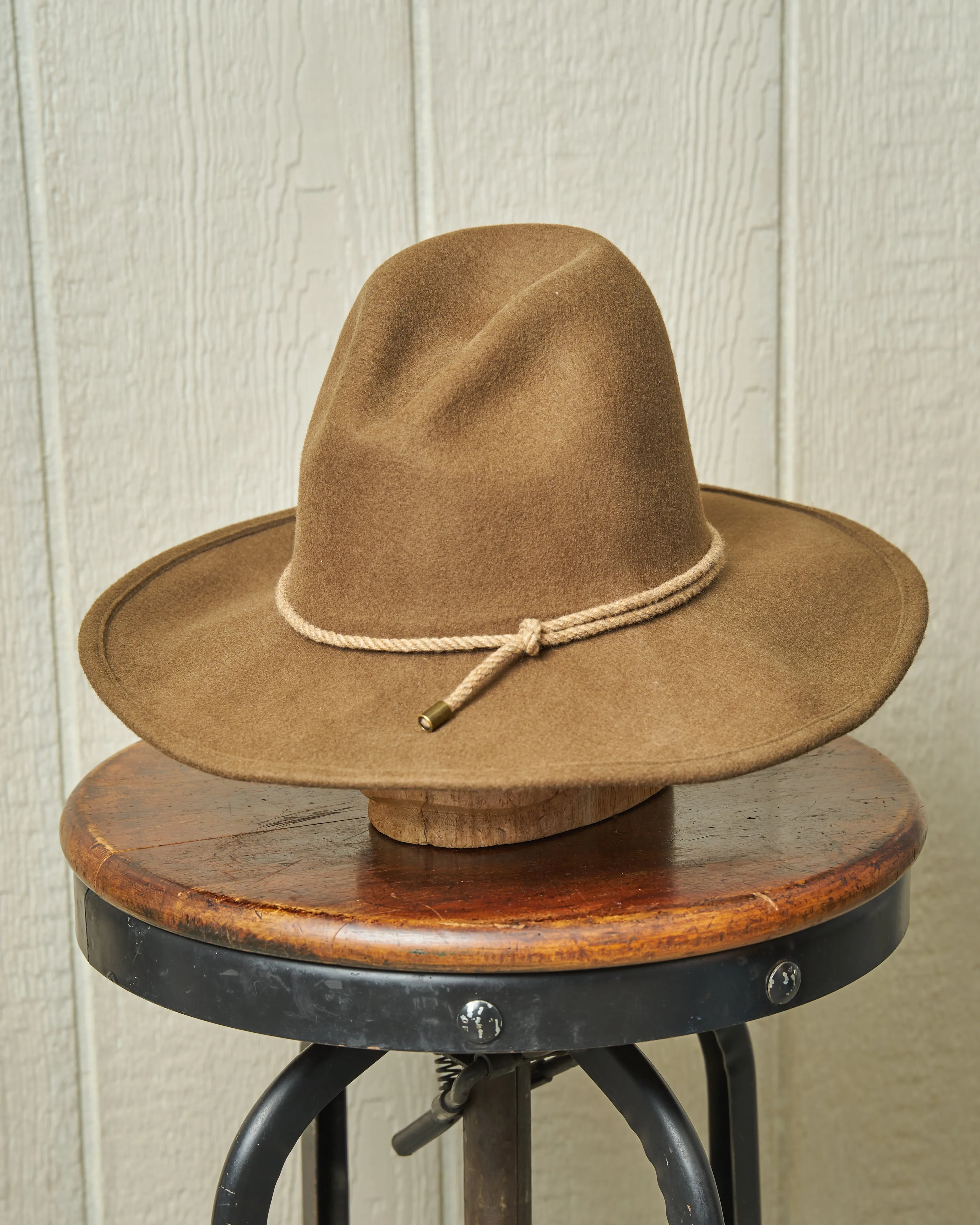 Ketchum Wool Felt Hat in Acorn Parallel