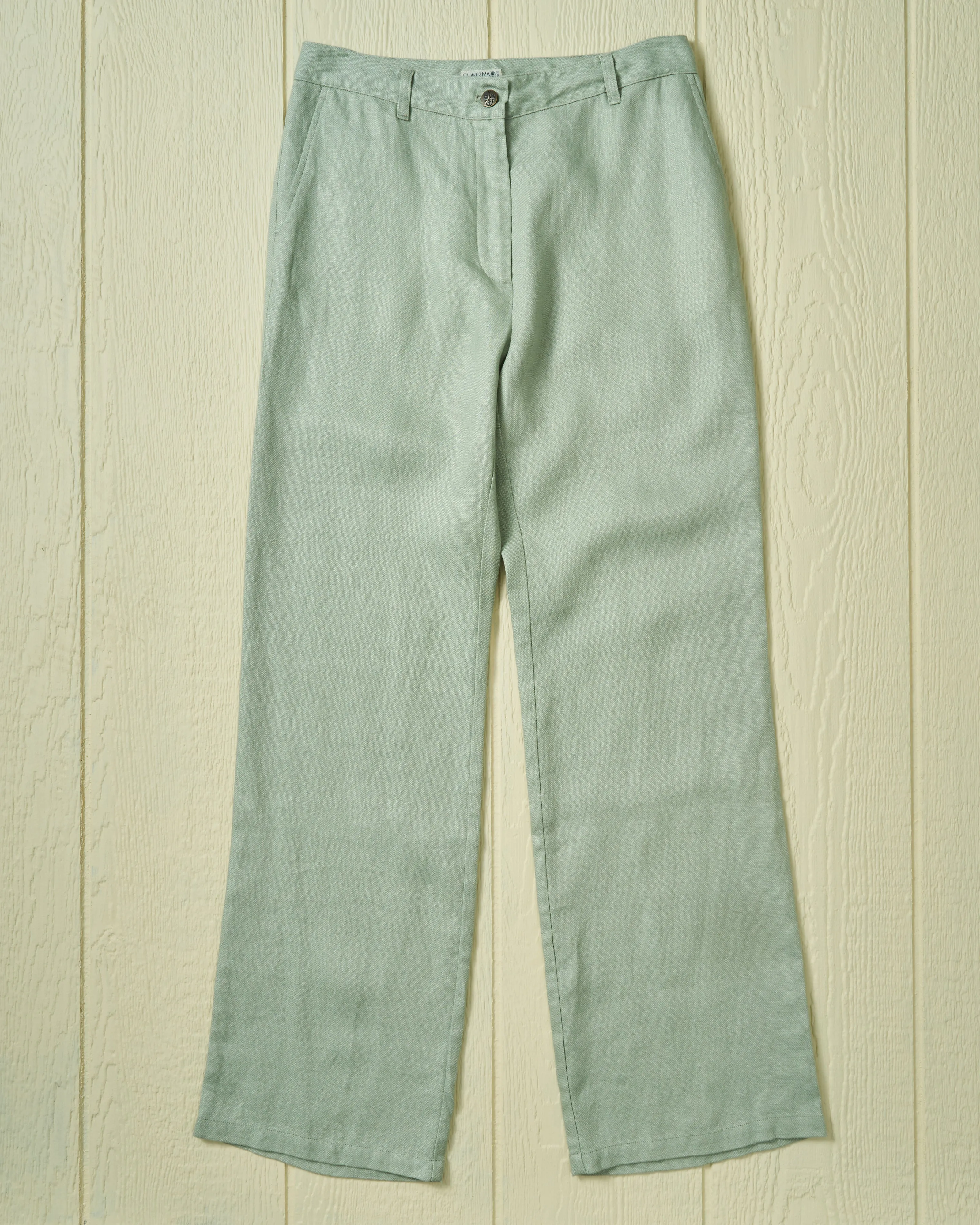 Women's Relaxed Linen Pant in Seaspray sold by Quaker Marine Supply