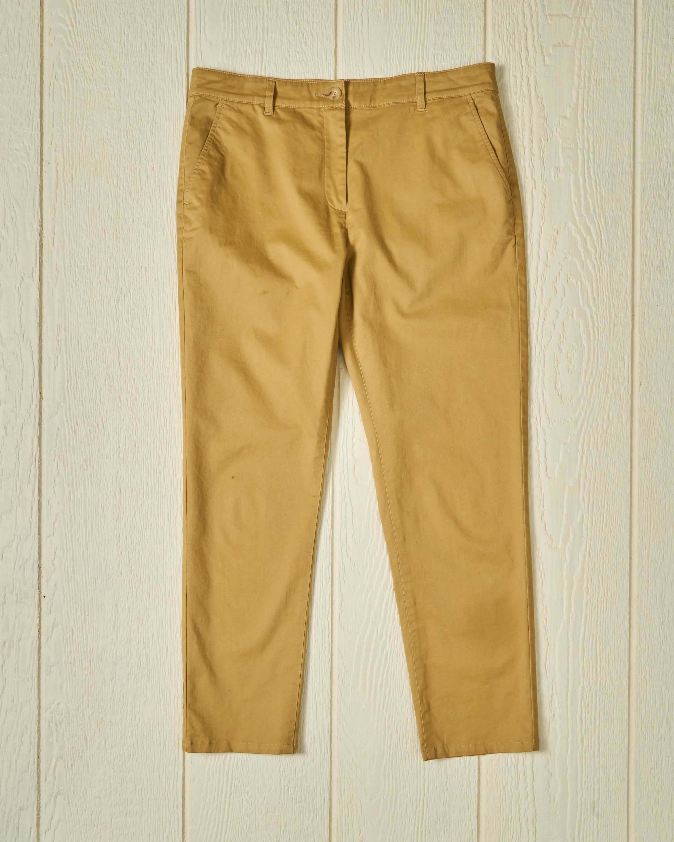 Women’s Narrow Leg Chino in Khaki sold by Quaker Marine Supply