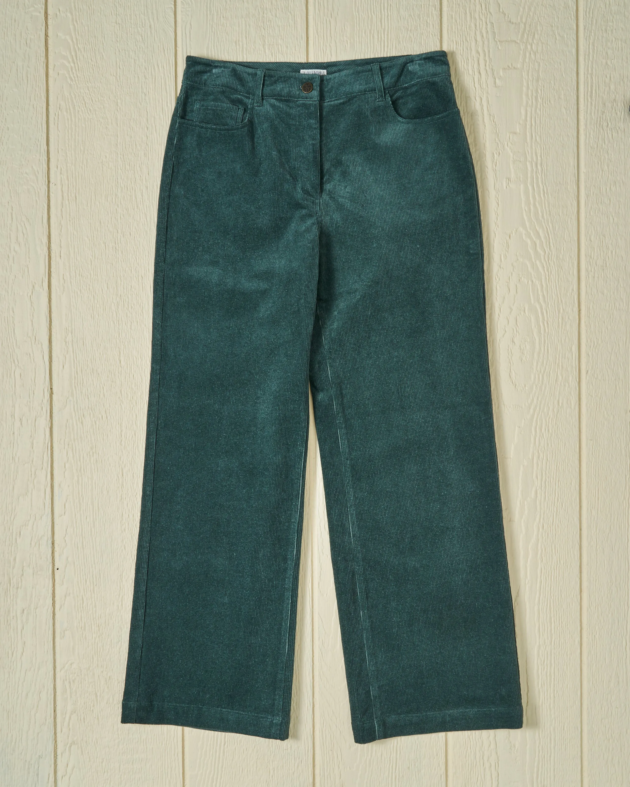 Women's Five Pocket Pant in Pine Corduroy sold by Quaker Marine Supply
