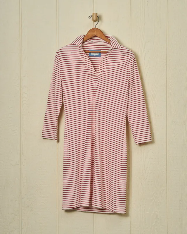Inlet Dress in Cream/Red sold by Quaker Marine Supply