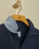 Acadia Polo in Navy Loopback Terry sold by Quaker Marine Supply