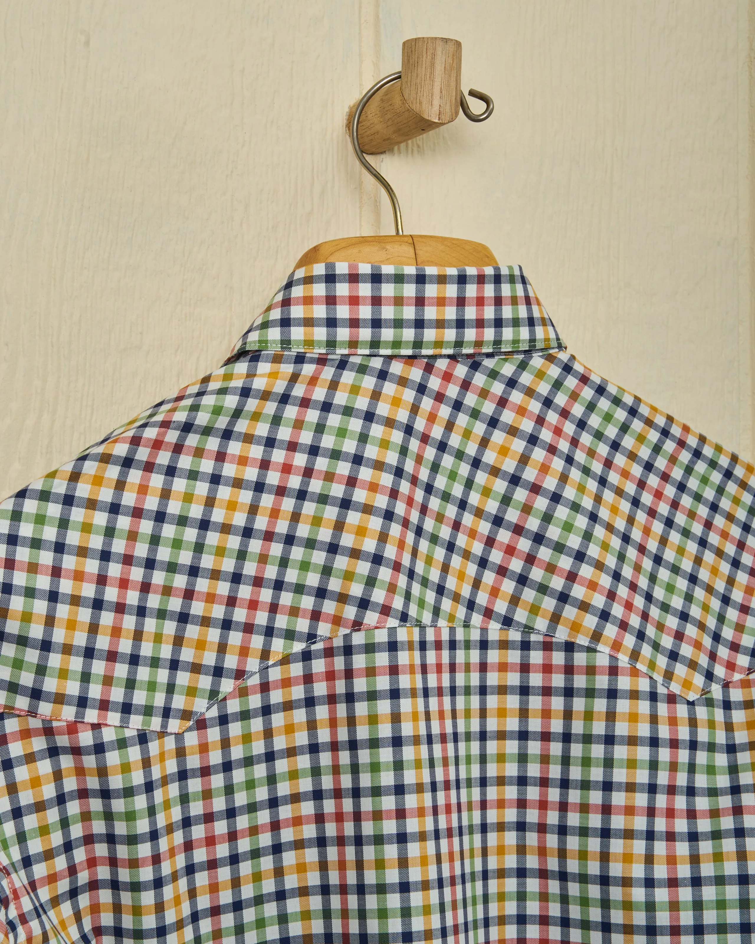 Western Sea-Washed Shirt in Autumn Multi-Gun Check sold by Quaker Marine Supply product image thumbnail 5