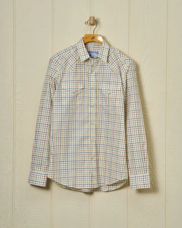 Western Sea-Washed Shirt in Autumn Oversized Check sold by Quaker Marine Supply