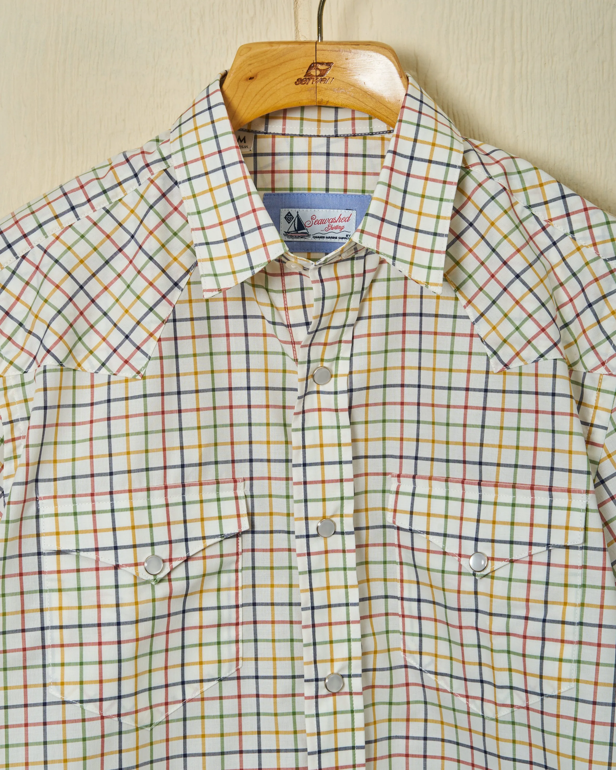 Western Sea-Washed Shirt in Autumn Oversized Check sold by Quaker Marine Supply product image thumbnail 2