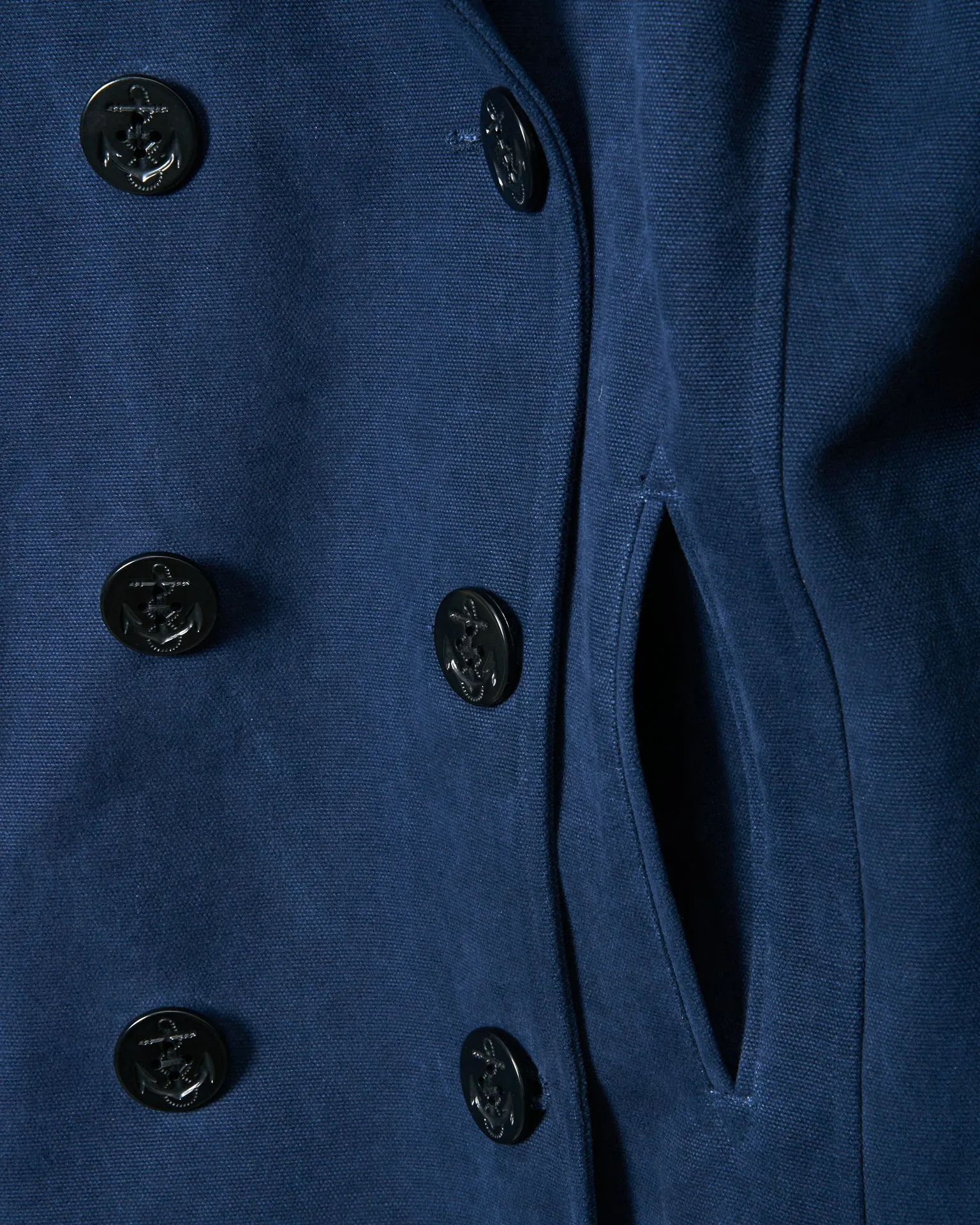 Women's Cropped Peacoat in Navy sold by Quaker Marine Supply product image thumbnail 5