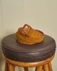 Guatemalan Whip Stitched Belt in Solid Turmeric sold by Quaker Marine Supply