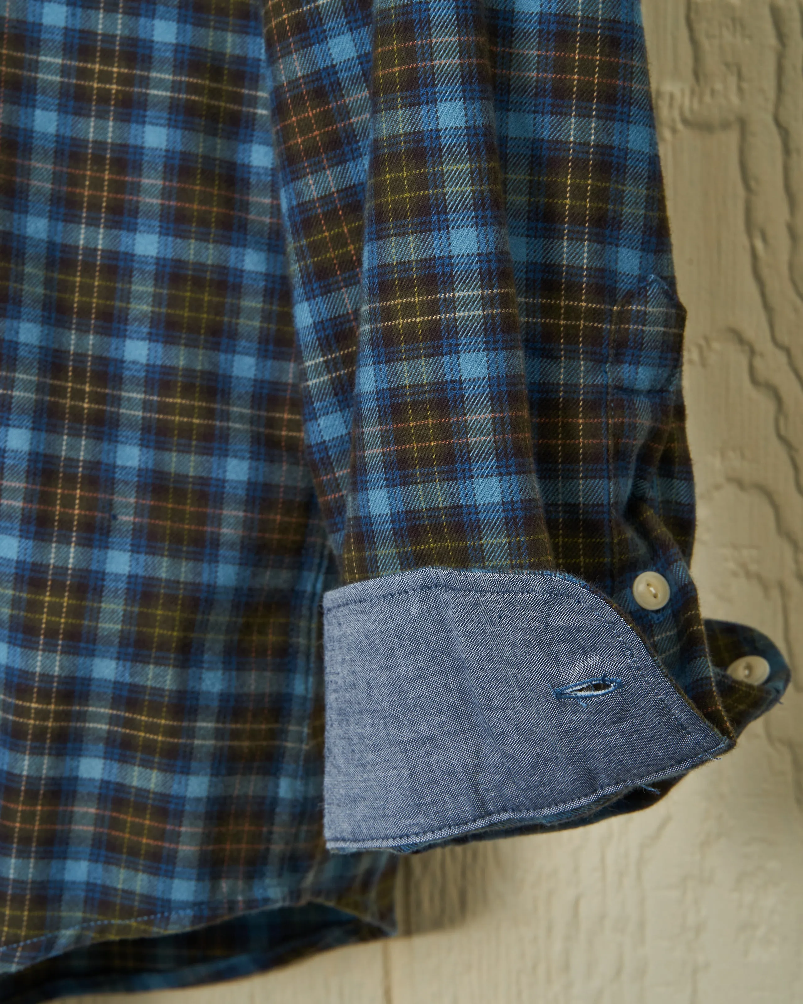 Chore Shirt in Olive/Denim Heather sold by Quaker Marine Supply product image thumbnail 4