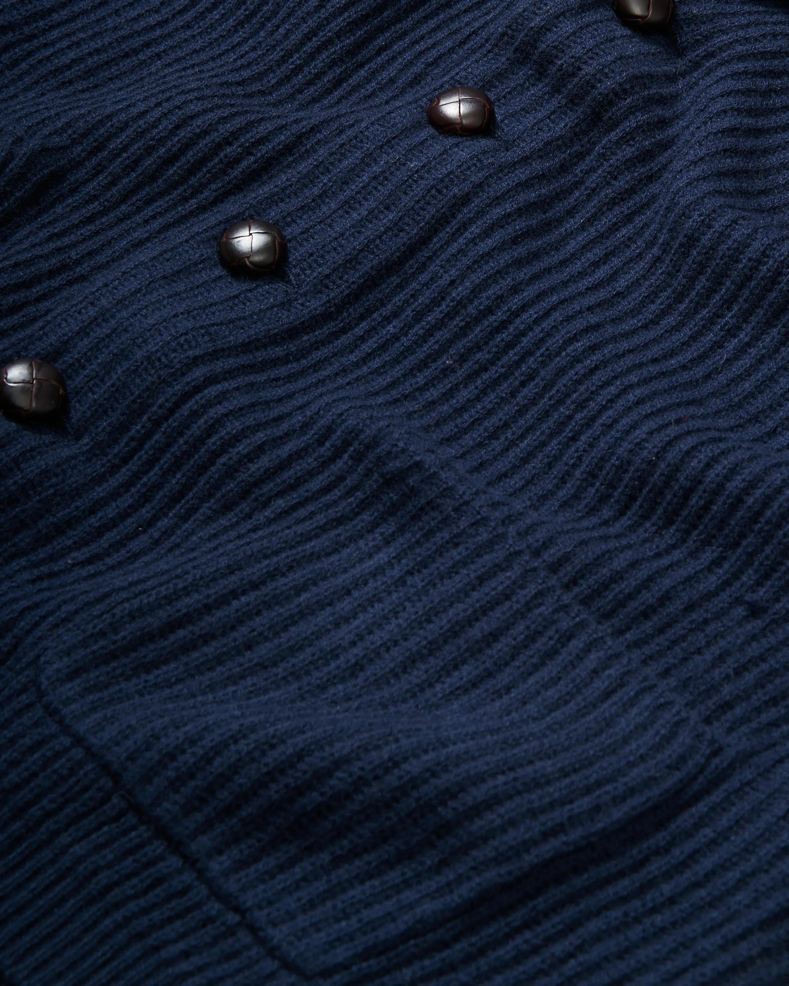 Chatham Shawl Collar Cardigan in Navy sold by Quaker Marine Supply product image thumbnail 3