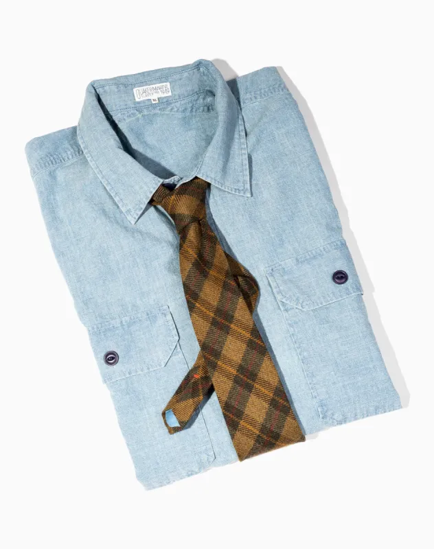 Tie in Autumn Plaid sold by Quaker Marine Supply