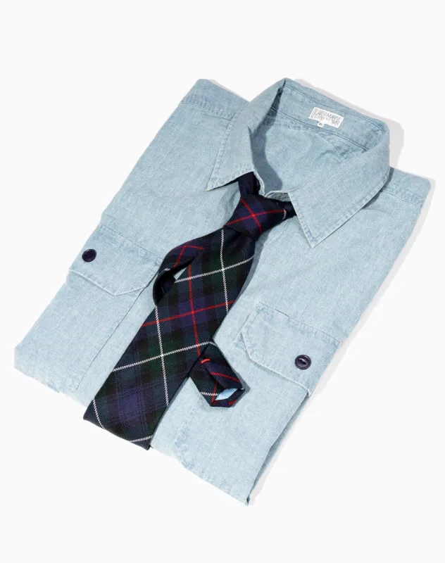 Tie in Black Watch Tartan sold by Quaker Marine Supply