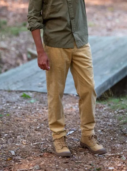 Monterey Corduroy Pant in Khaki sold by Quaker Marine Supply