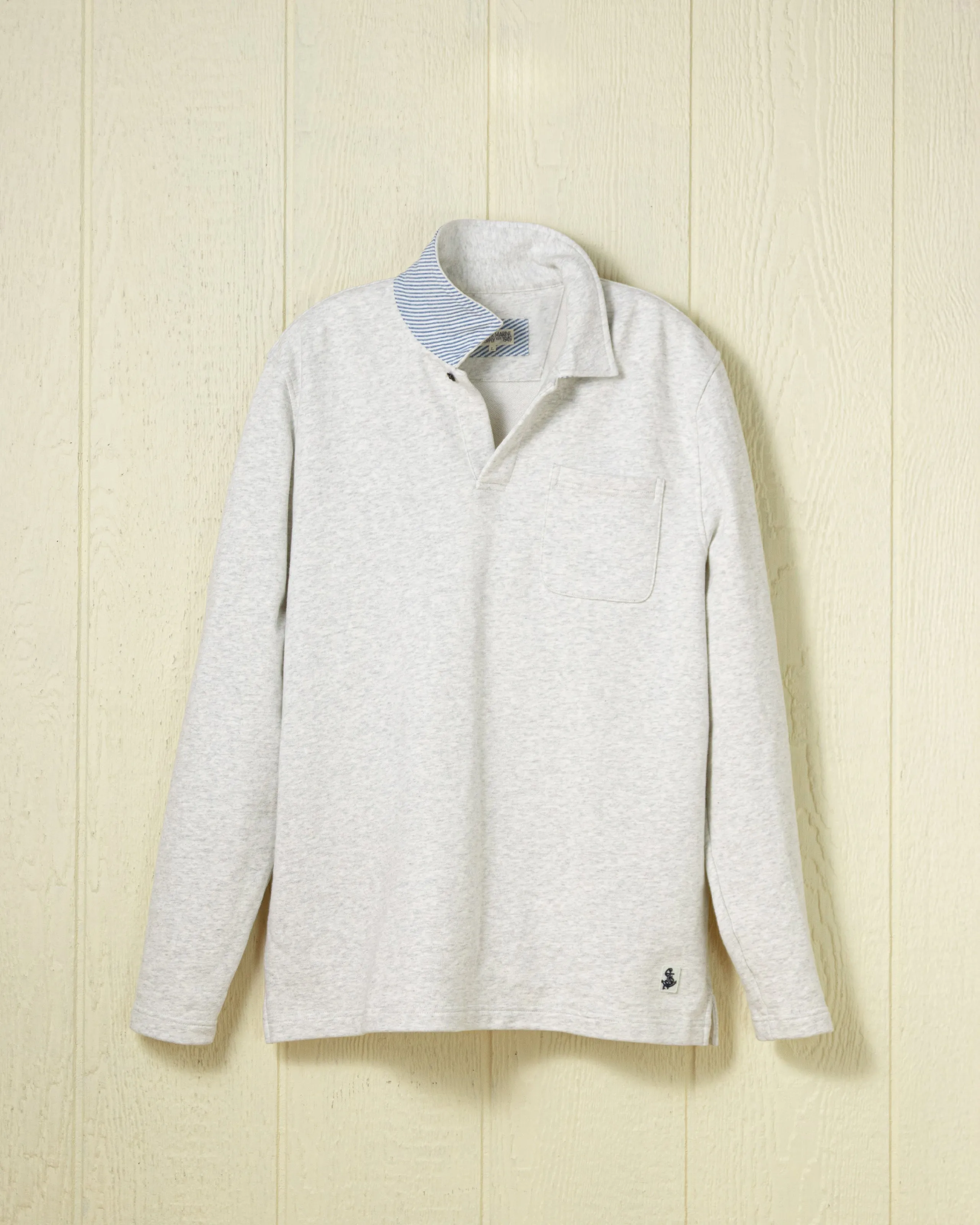 Acadia Polo in Collegiate Loopback Terry sold by Quaker Marine Supply product image thumbnail 3