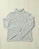 Women's Homespun Fisherman's Sweater in Grey Marl/Natural sold by Quaker Marine Supply