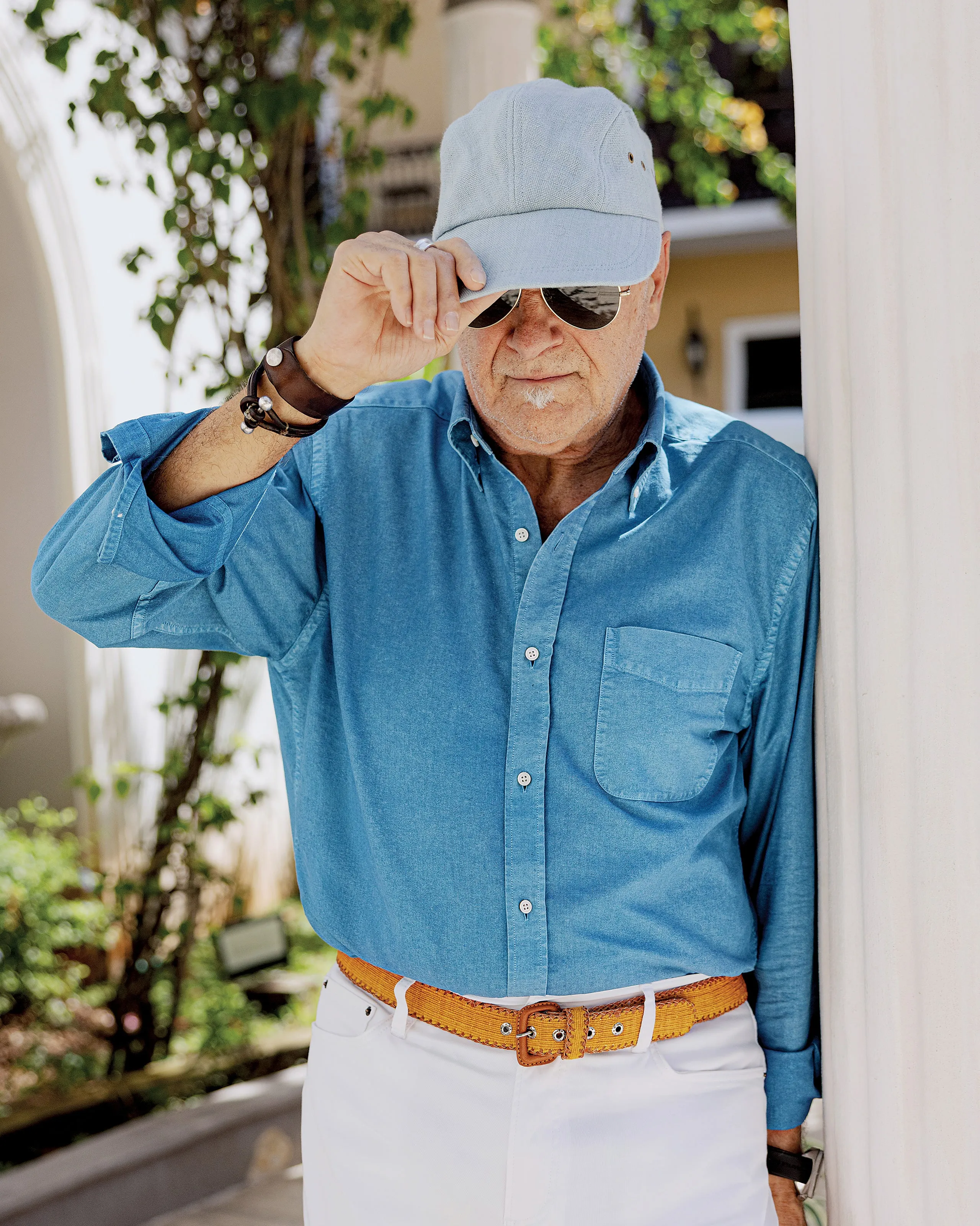 Garment Dyed Oxford Shirt in Mediterranean sold by Quaker Marine Supply product image thumbnail 2