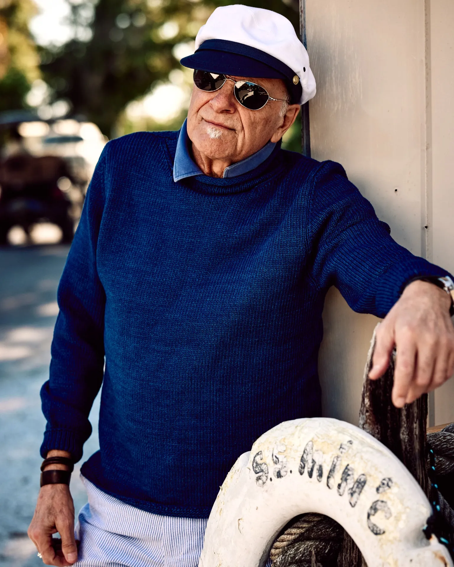 Deep Sea Fisherman's Sweater in Indigo sold by Quaker Marine Supply product image thumbnail 2