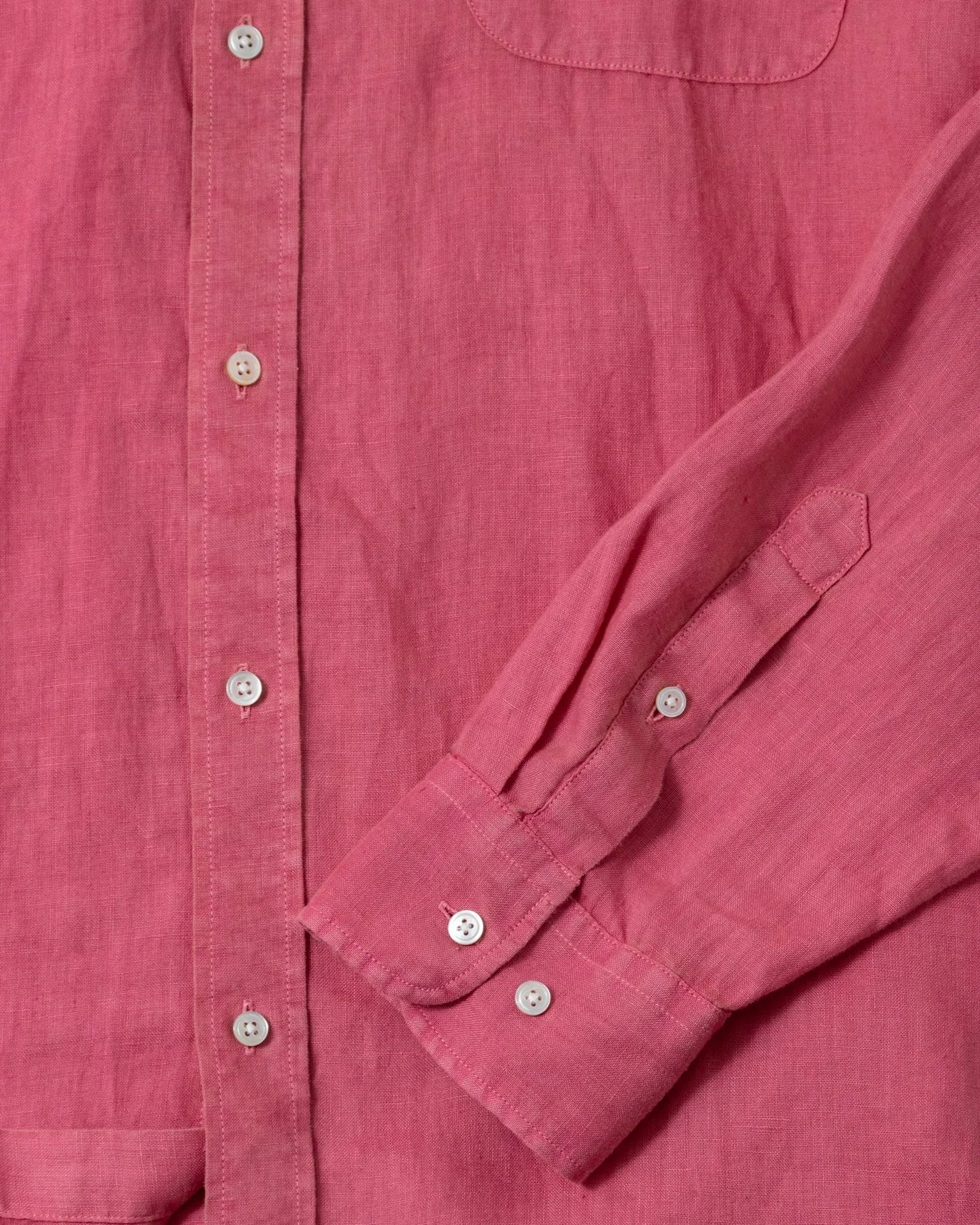 Garment Dyed Linen Shirt in Faded Red sold by Quaker Marine Supply product image thumbnail 3