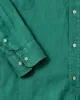 Garment Dyed Linen Shirt in Pine sold by Quaker Marine Supply