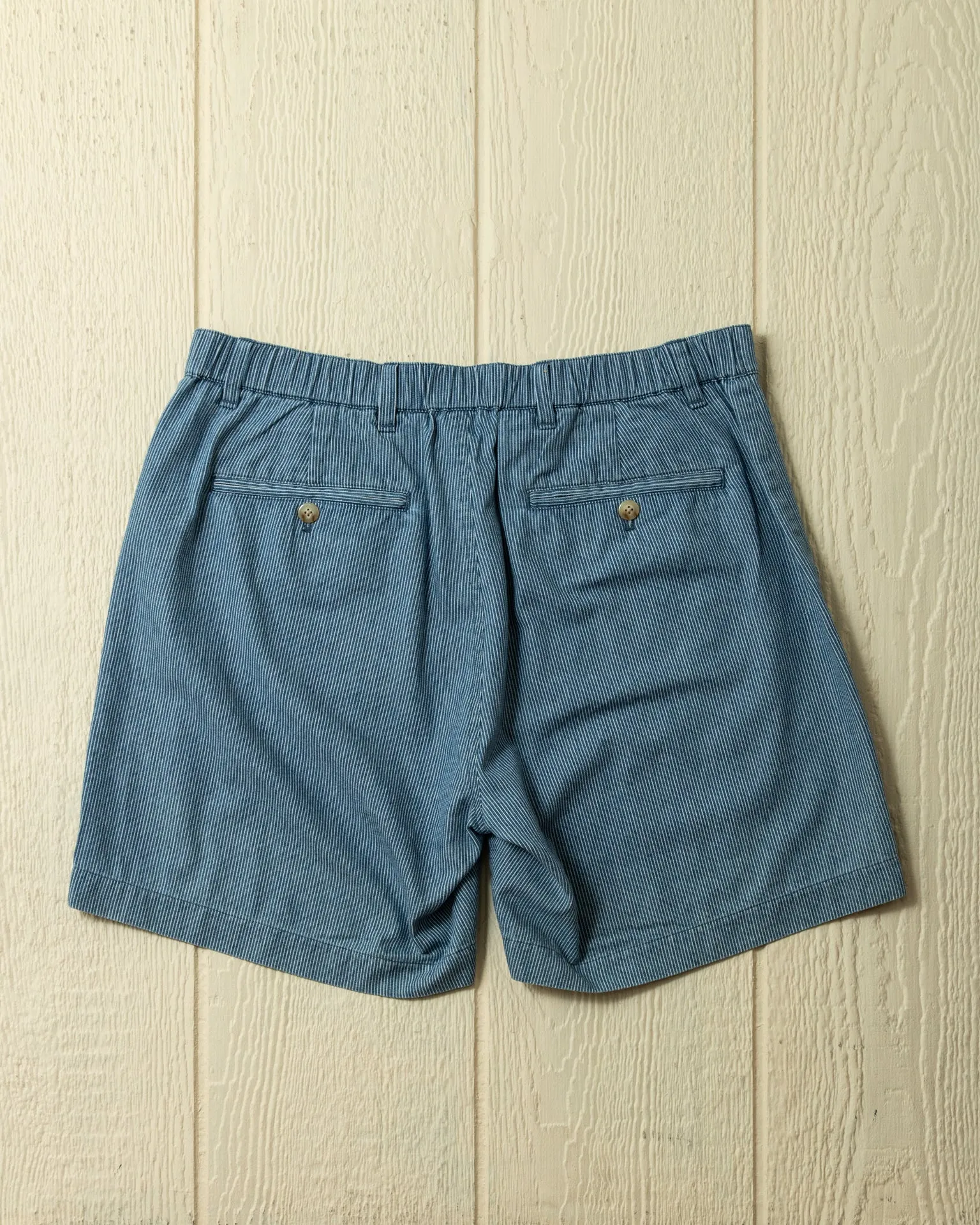 Ventura Short in Denim Blue Hickory Stripe sold by Quaker Marine Supply product image thumbnail 3