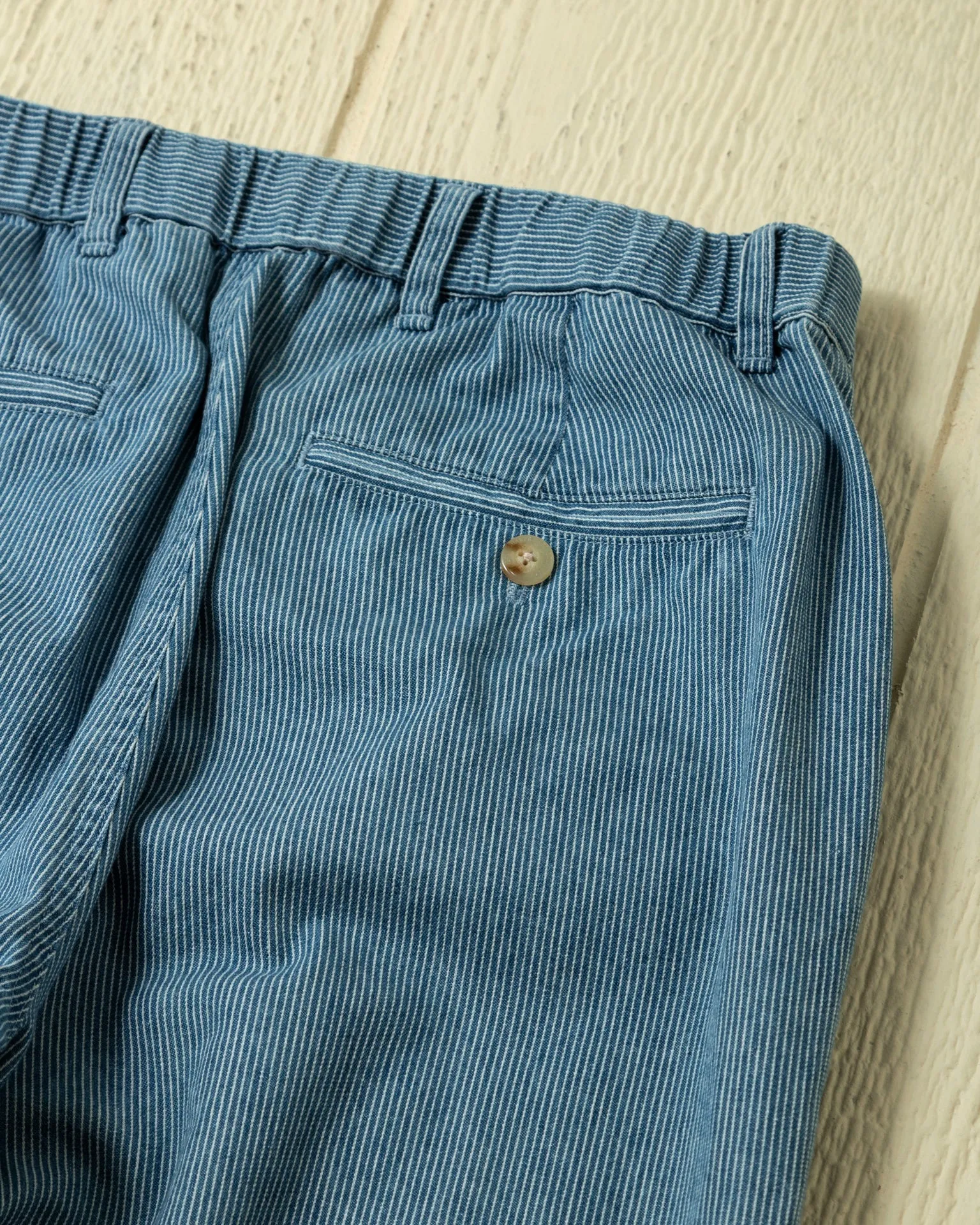 Ventura Pant in Denim Blue Hickory Stripe sold by Quaker Marine Supply product image thumbnail 4