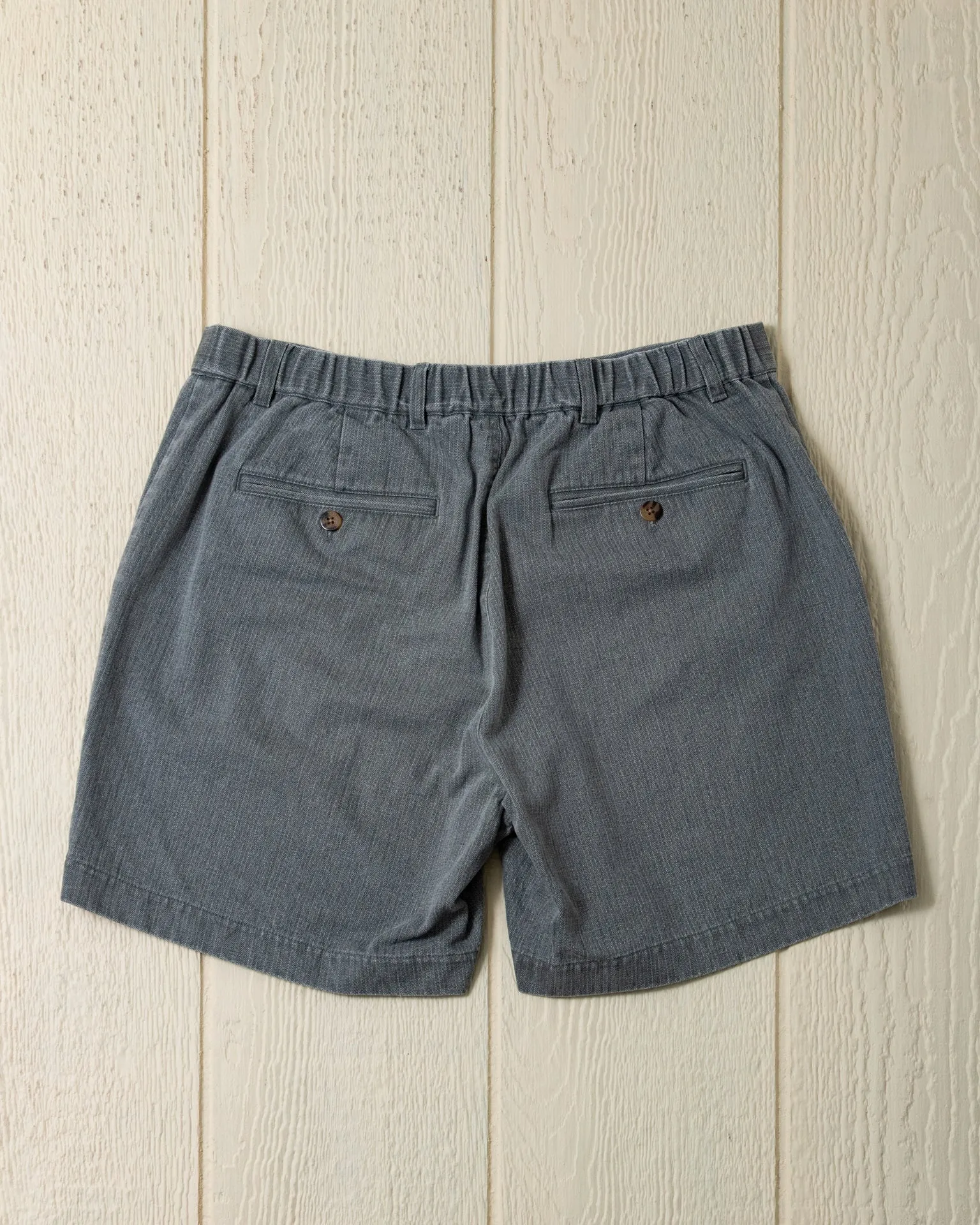 Ventura Short in Graphite Salt Washed Herringbone sold by Quaker Marine Supply product image thumbnail 3