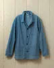 French Workman's Jacket in Blue Hickory Stripe Denim sold by Quaker Marine Supply