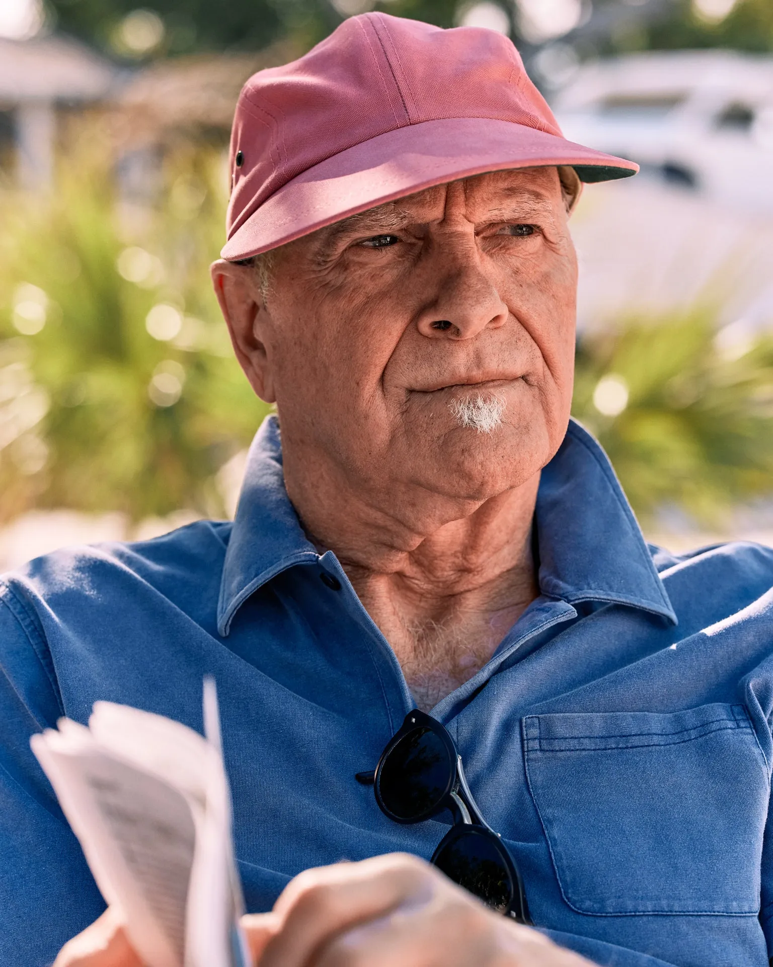 Salt Washed Polo in Weathered Navy sold by Quaker Marine Supply product image thumbnail 3