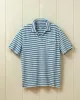 Indigo Overdyed Polo in Coastal Blue sold by Quaker Marine Supply