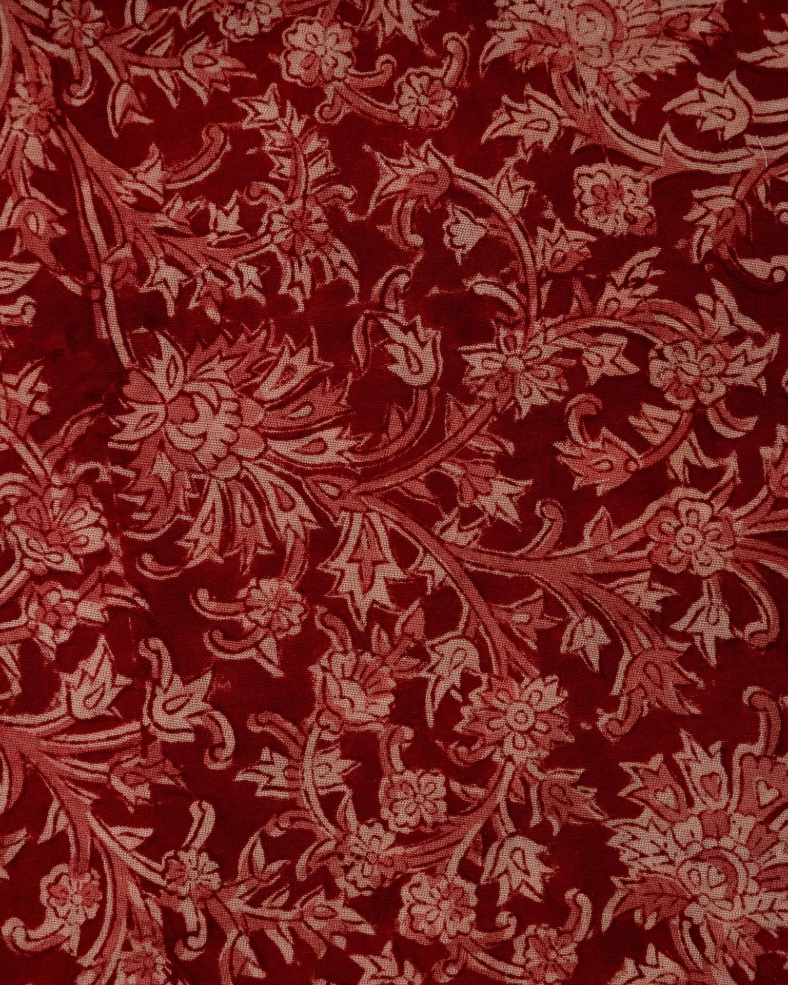 Hand Blocked Bandana in Currant sold by Quaker Marine Supply product image thumbnail 2